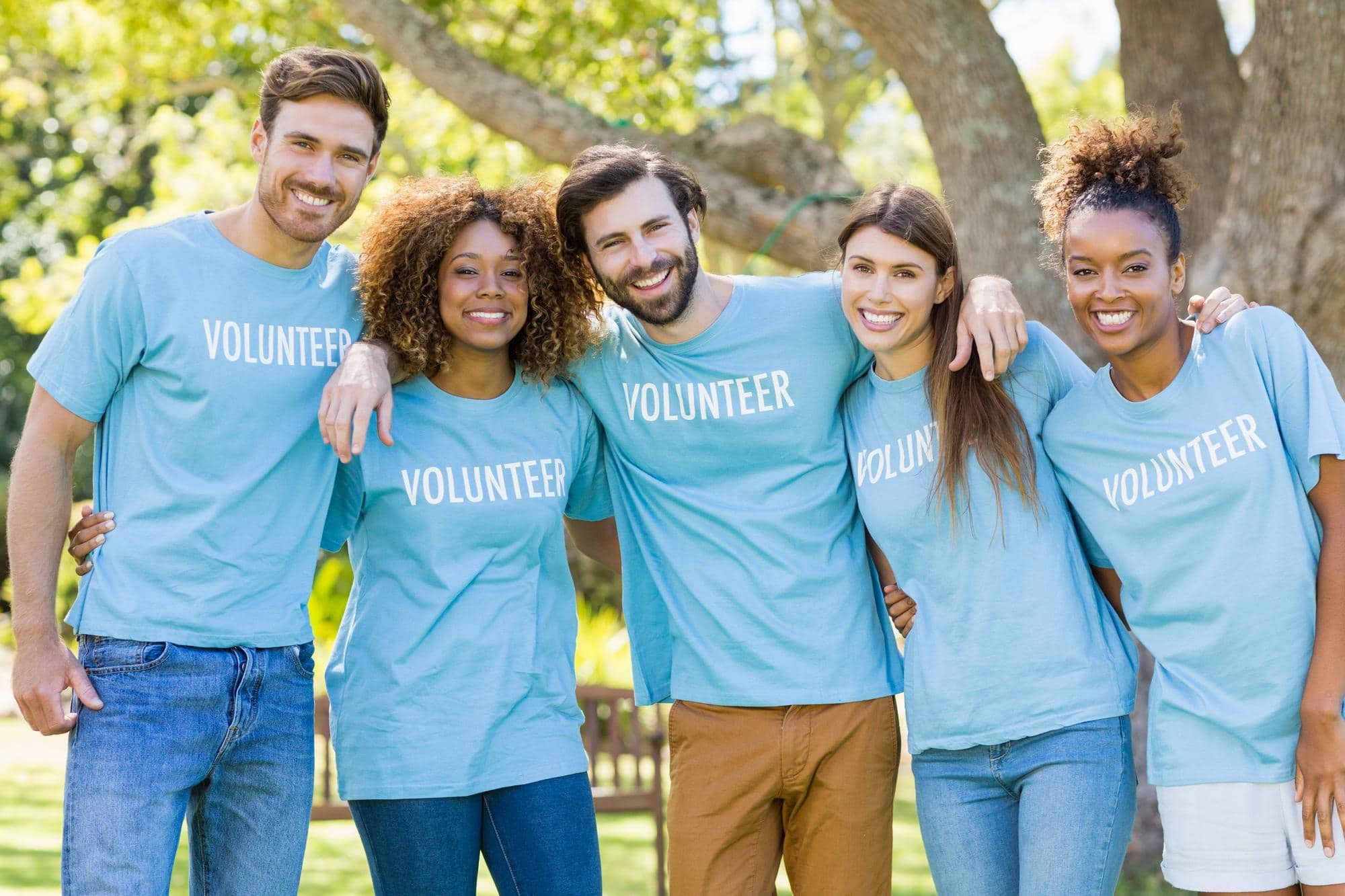 volunteer group who give back to their community